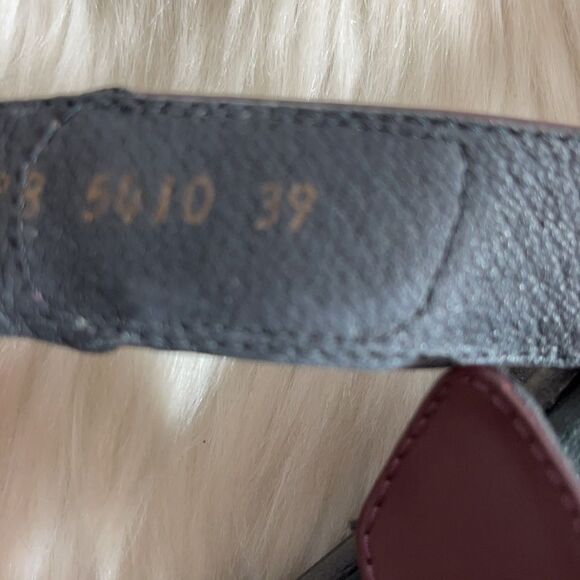 Wolky Brown Leather Slides Sz 39/7.5-8 - Picture 5 of 6